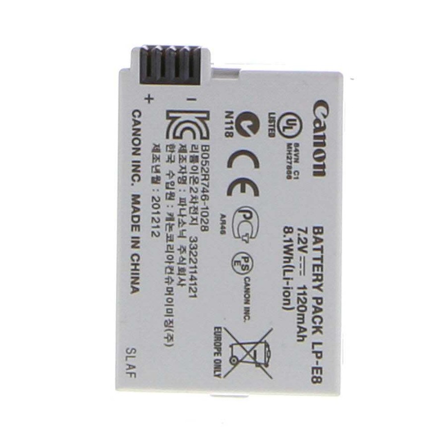 Canon Camera Accessories | Canon Battery Lp-E8 Battery (7.2V, 1120Mah)