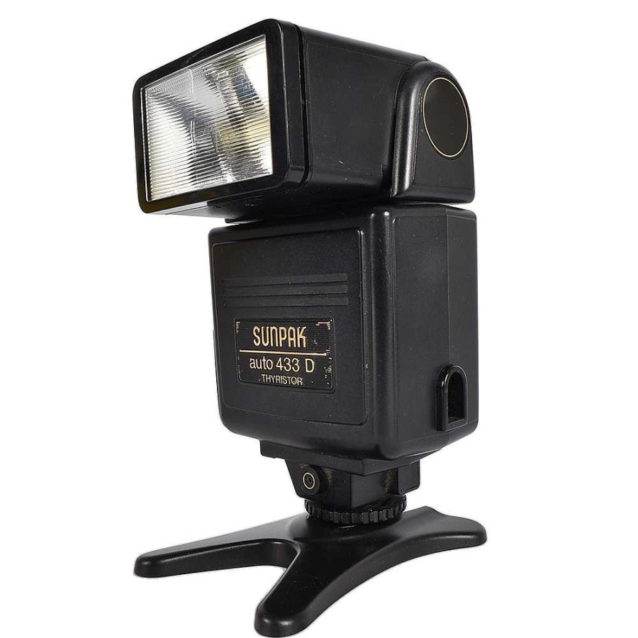 Sunpak On-Camera Flashes & Lights | Sunpak 433D Dedicated Flash For Canon Manual Focus [Gn120] {Bounce, Swivel}