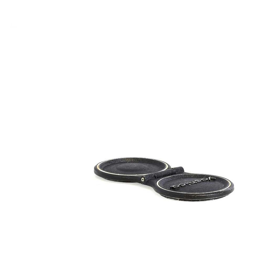 Yashica Lens Accessories | Yashica Bay 1 Cast Metal Hinged Front Lens Cap, Black With White Rings For Yashica C, Lm Early Models