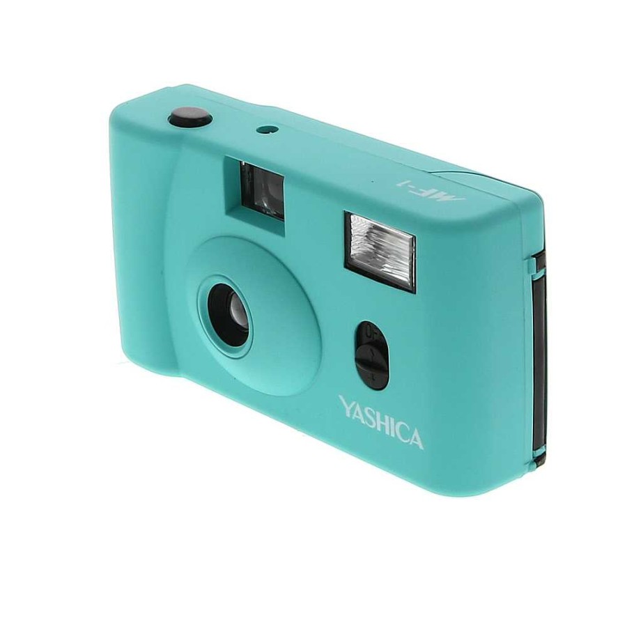 Yashica 35Mm Film Cameras | Yashica Mf-1 35Mm Film Camera (Turquoise)