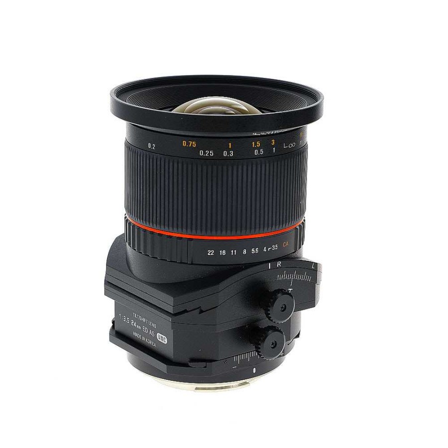 Rokinon Slr & Dslr Lenses | Rokinon 24Mm F/3.5 Tilt-Shift Ed As Umc Manual Lens For Canon Ef-Mount {82}