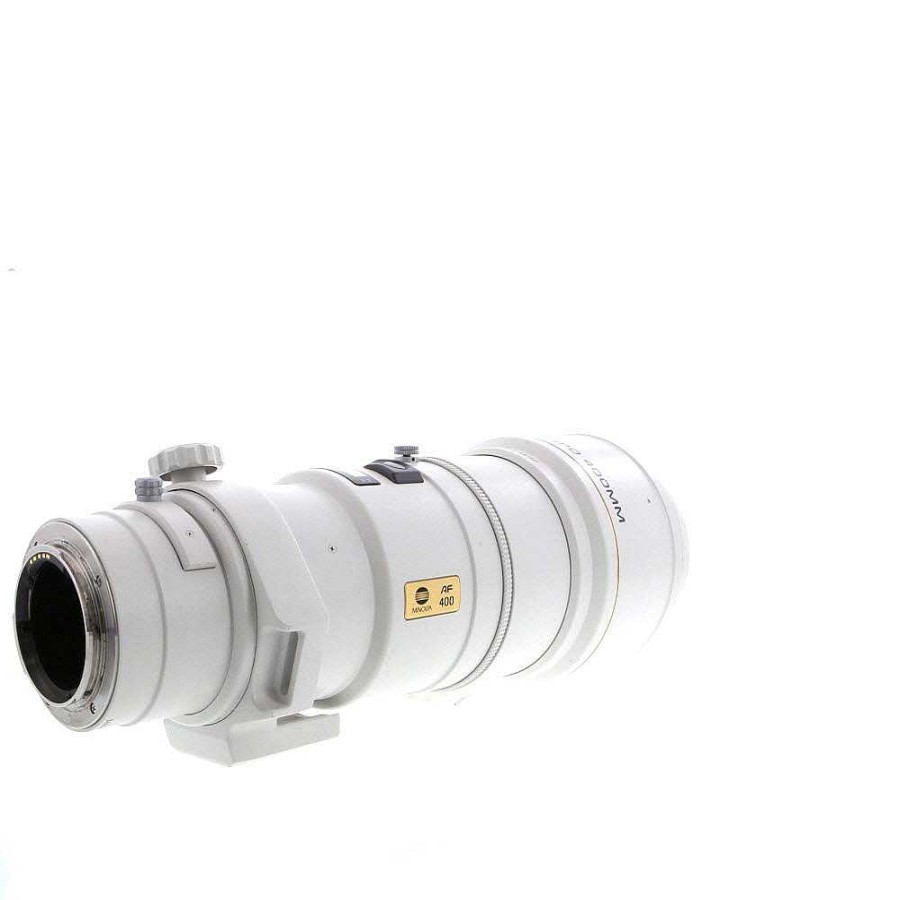 Minolta Slr & Dslr Lenses | Minolta 400Mm F/4.5 Apo G High Speed Alpha Mount Autofocus Lens, White {42 Drop-In/95}