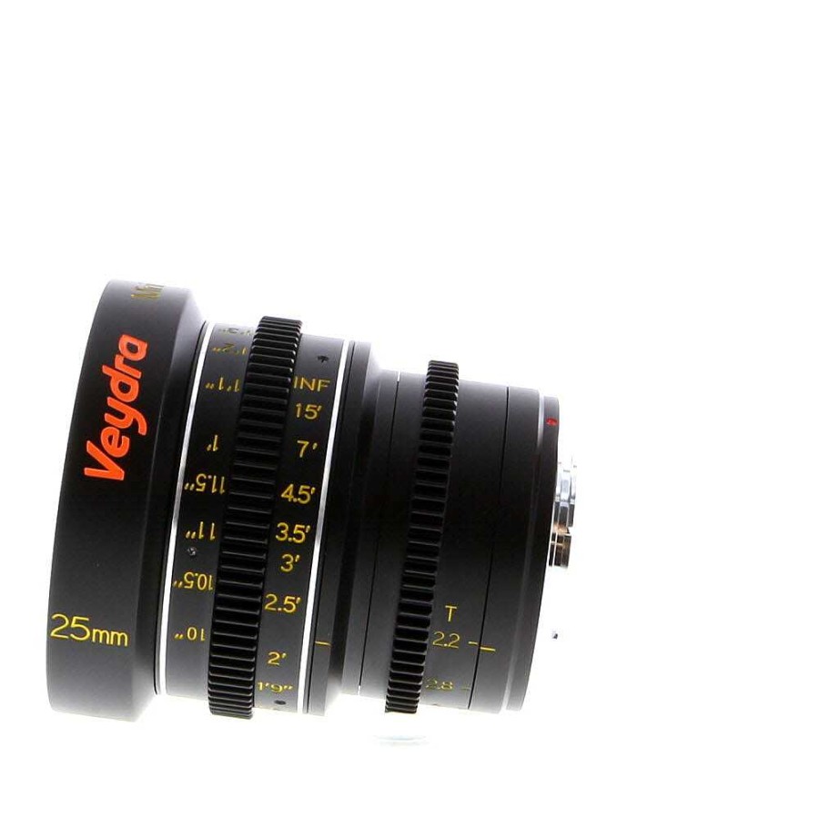 Veydra Mirrorless Lenses | Veydra 25Mm T2.2 Mini Prime Manual Lens For Mft (Micro Four Thirds) {77} Focus Scale In Feet