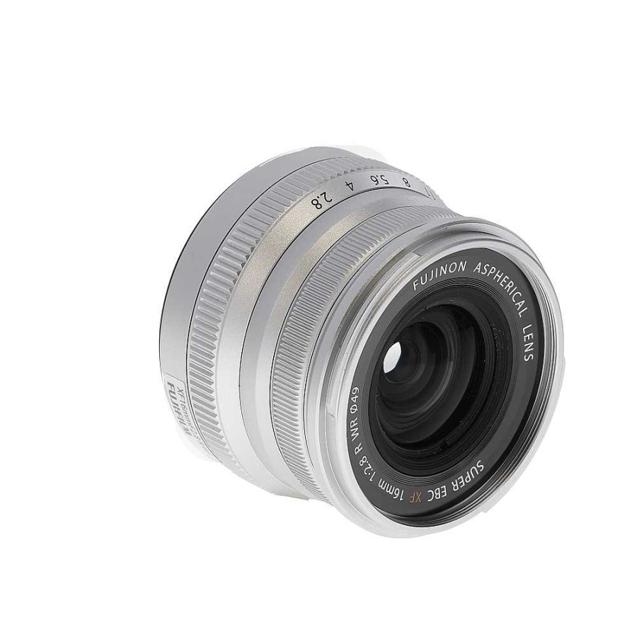 Fuji Mirrorless Lenses | Fujifilm Xf 16Mm F/2.8 R Wr Fujinon Aps-C Lens For X-Mount, Silver {49}