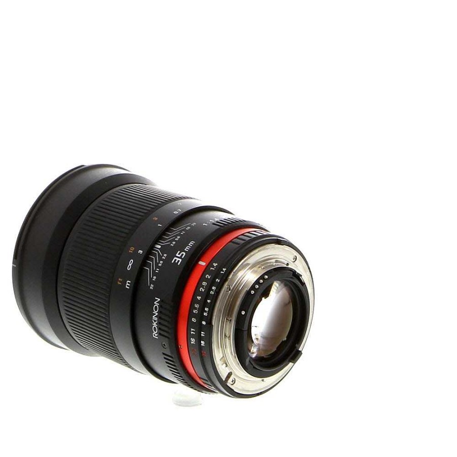 Rokinon Slr & Dslr Lenses | Rokinon 35Mm F/1.4 As Umc Manual Focus Lens (With Ae Chip) For Nikon F-Mount {77}