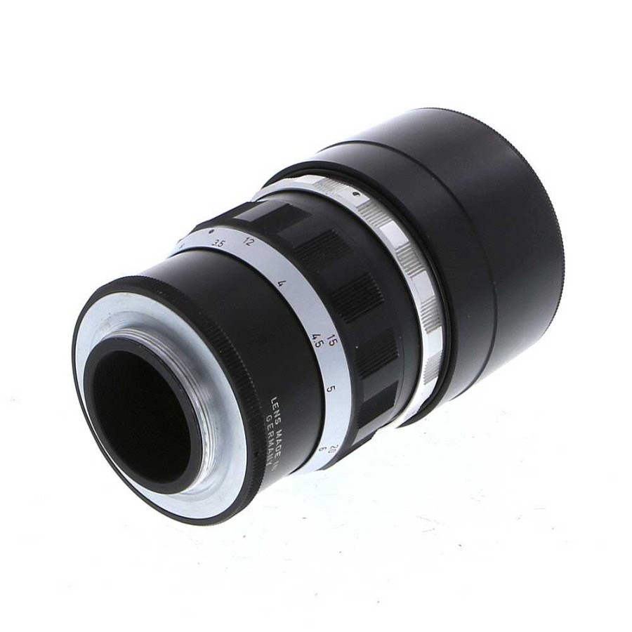 Leica Rangefinder Lenses | Leica 200Mm F/4 Telyt Visoflex Screw Mount Lens, Black/Chrome {58}