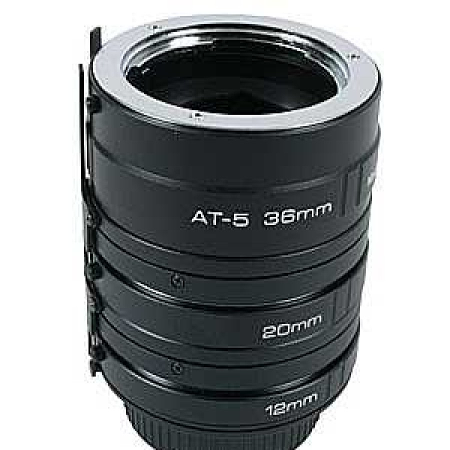 Vivitar Close Up & Macro Accessories | Vivitar At-5 Automatic Extension Tube Set For Minolta Md-Mount, 12, 20, 36Mm