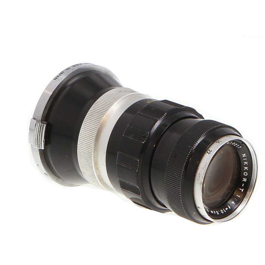 Nikon Rangefinder Lenses | Nikon 10.5Cm (105Mm) F/4 Nikkor-T Nippon Kogaku Japan Lens For Rangefinder, Black/Chrome {34.5}