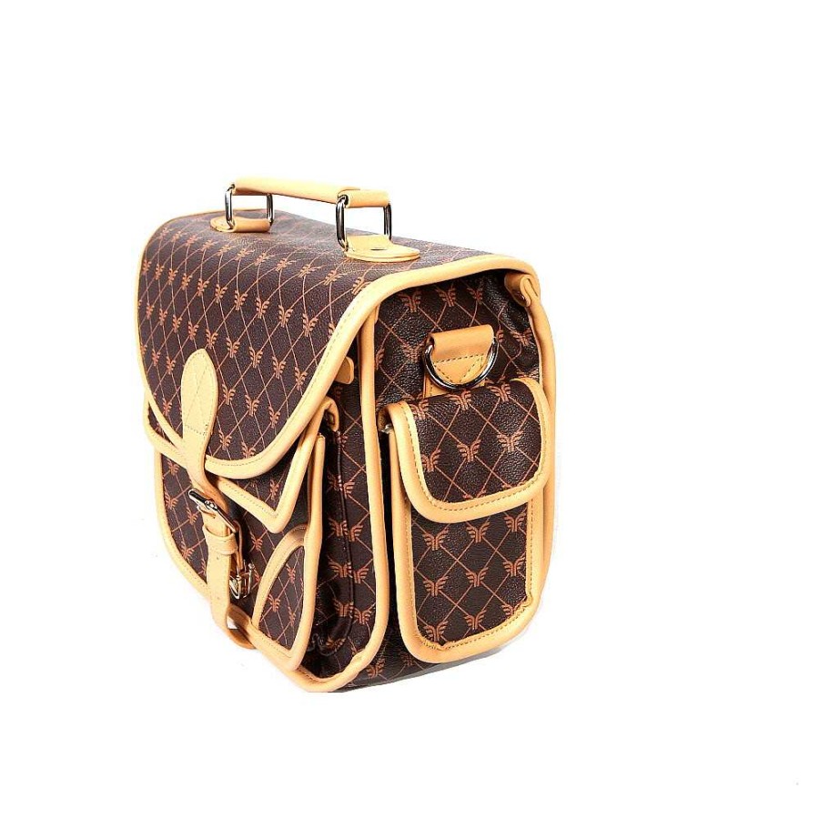 Miscellaneous Bags & Cases | Rofozzi Creator Camera Bag, Brown, Carmel/Patterned, 13X11X5 In.