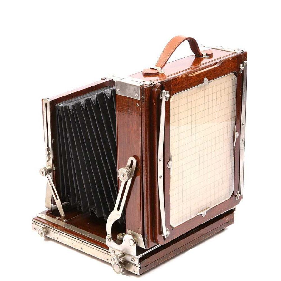 Deardorff Large Format Film Cameras | Deardorff 8X10 Chicago Folding View Camera Body Without Front Swings, Or Metal Tripod Mounting Plate (Requires Rounded Corner Lens Board)