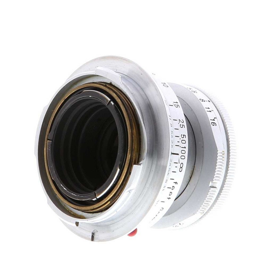 Leica Rangefinder Lenses | Leica 5Cm (50Mm) F/2.8 Elmar Ernst Leitz Gmbh Wetzlar Collapsible M-Mount Lens, Germany, Chrome {E39} 11612