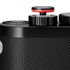 Leica Camera Accessories | Leica Soft Release Button, Black Anodized With Red (19671)