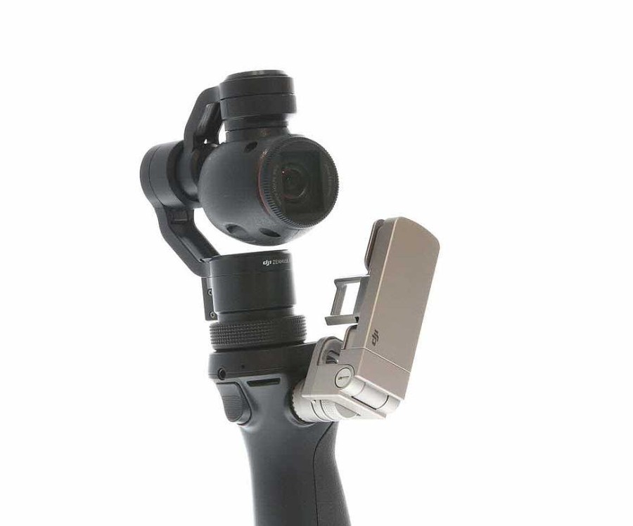 DJI Movie & Video Cameras | Dji Osmo 3-Axis Gimbal With Zenmuse X3 Integrated Camera {4K24/12Mp}, Mobile Device Clip (Requires Microsd Card)