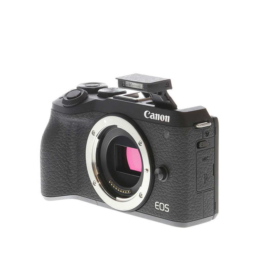 Canon Mirrorless Cameras | Canon Eos M6 Mark Ii Mirrorless Camera Body, Black {32.5Mp}