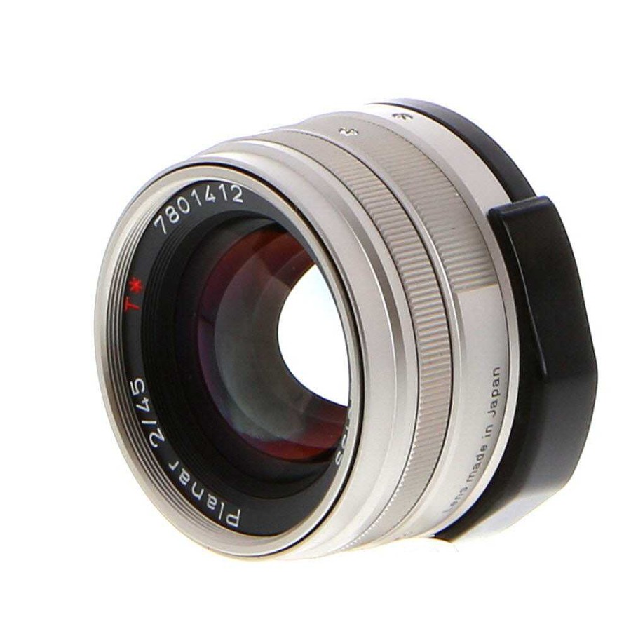 Contax Rangefinder Lenses | Contax 45Mm F/2 Zeiss Planar T* Lens For G-Series, Titanium {46}