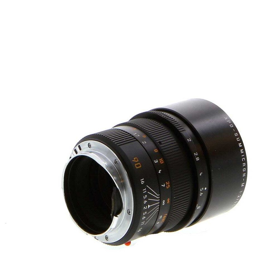 Leica Rangefinder Lenses | Leica 90Mm F/2 Apo-Summicron-M Asph. M-Mount Lens With Built-In Hood, Germany, Black, 6-Bit {E55} 11884