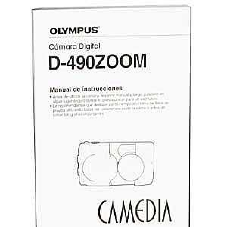 Olympus Books, Instructions & Videos | Olympus D-490 Zoom Camedia Instructions