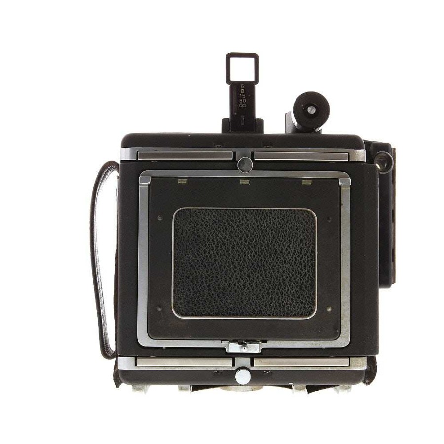 Busch Large Format Film Cameras | Busch 4X5 Pressman Model D Folding View Camera With Side Rangefinder, Top Viewfinder, Top Sport Finder