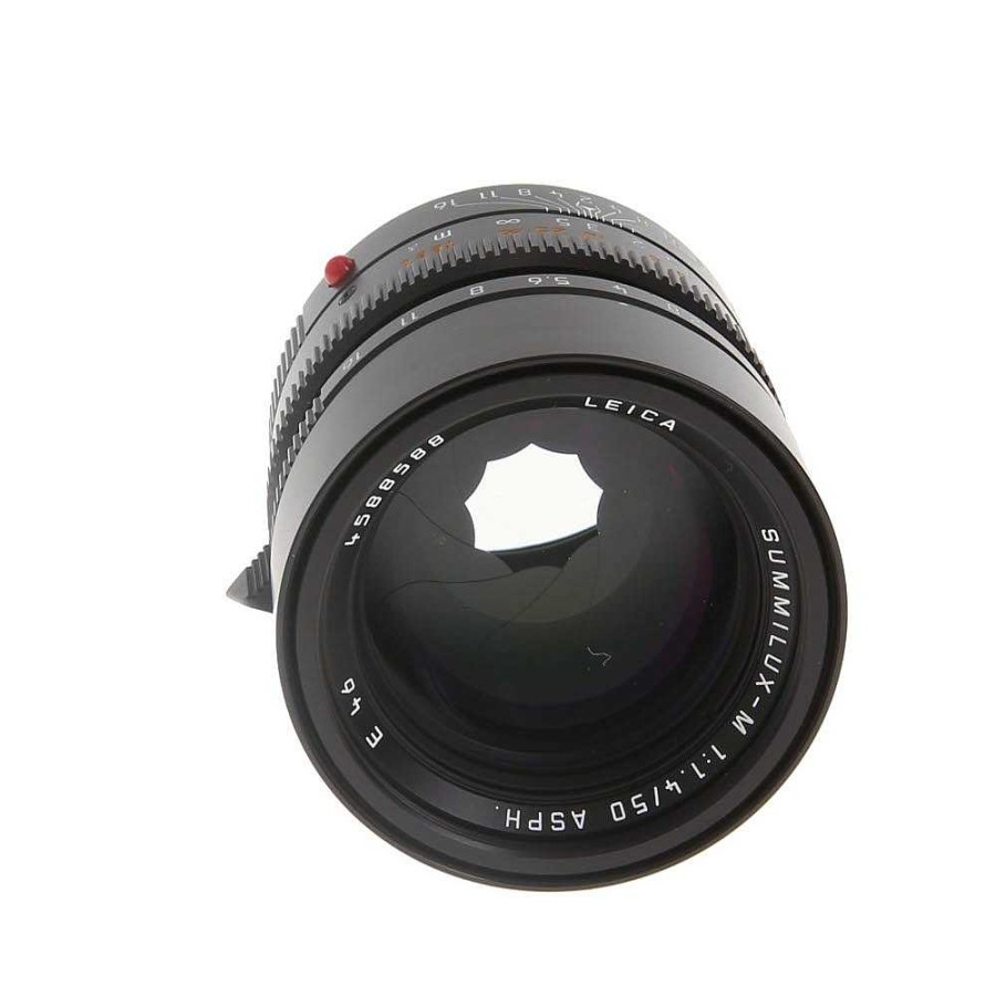 Leica Rangefinder Lenses | Leica 50Mm F/1.4 Summilux-M Asph. M-Mount Lens With Built-In Hood, Germany, Black, 6-Bit {E46} 11891