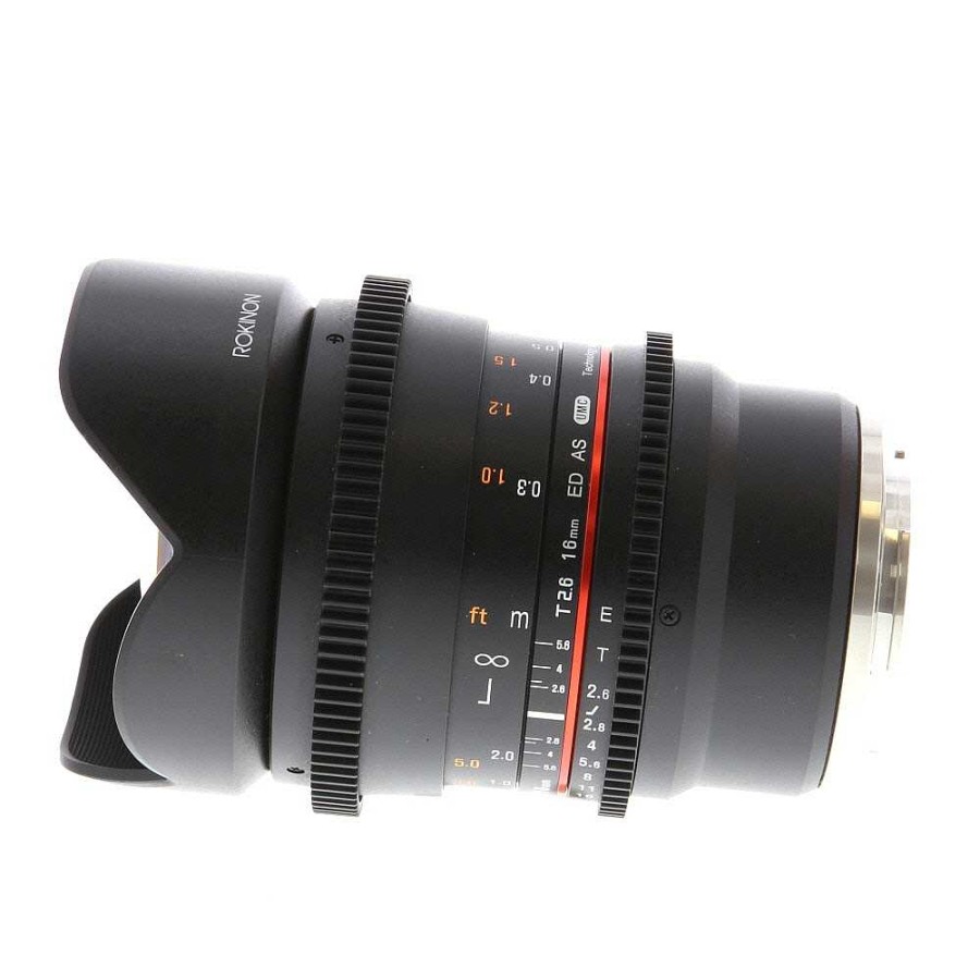 Rokinon Mirrorless Lenses | Rokinon Cine 16Mm T2.6 Ed As Umc (Ds) Full Frame Manual Lens For Sony E-Mount