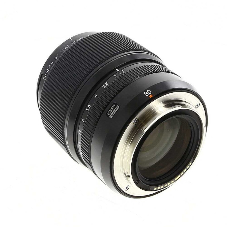 Fuji Medium Format Lenses | Fujifilm Fujinon Gf 80Mm F/1.7 R Wr Autofocus Lens For G-Mount, Black {77}