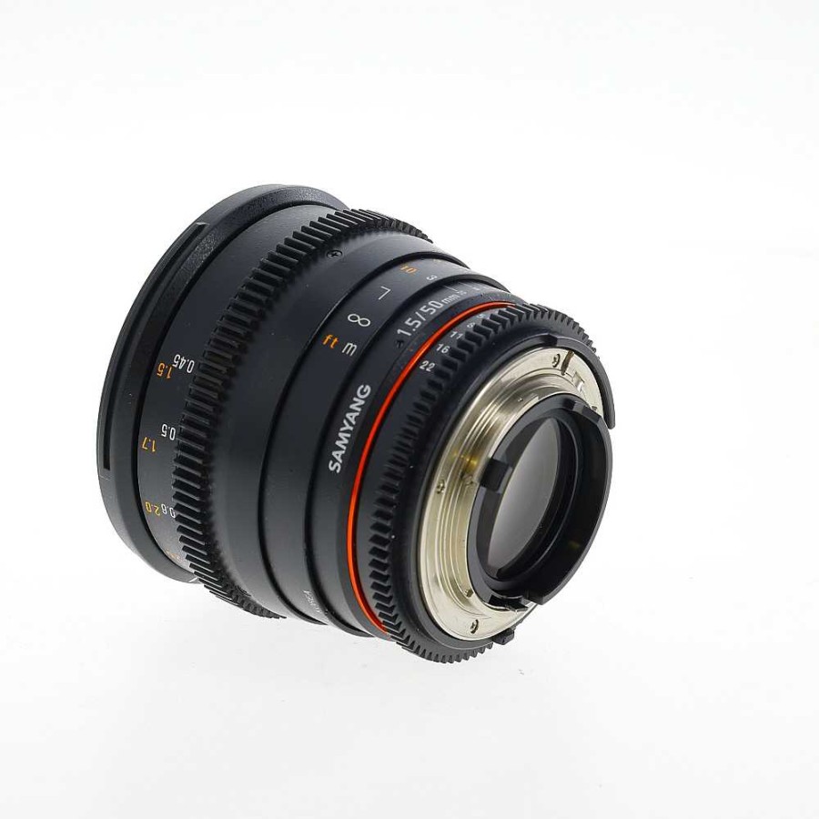 Samyang Movie & Video Lenses | Samyang Cine 50Mm T1.5 As Umc (Ds) Manual Lens For Nikon F-Mount {77}