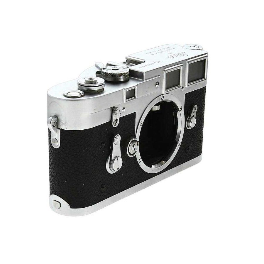 Leica 35Mm Film Cameras | Leica M3 Double Stroke Preview Lever 35Mm Rangefinder Camera Body, Chrome (Early Serial #70Xxxx)