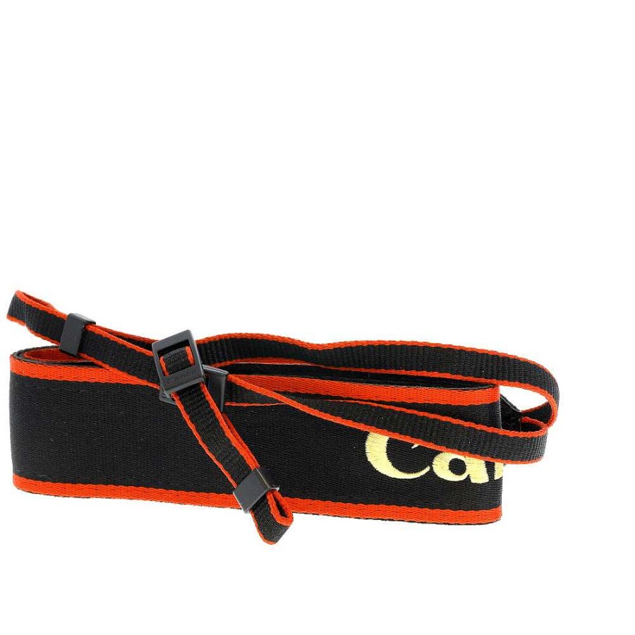 Canon Camera Accessories | Canon Neck Strap 1.75" Black/Red Satin