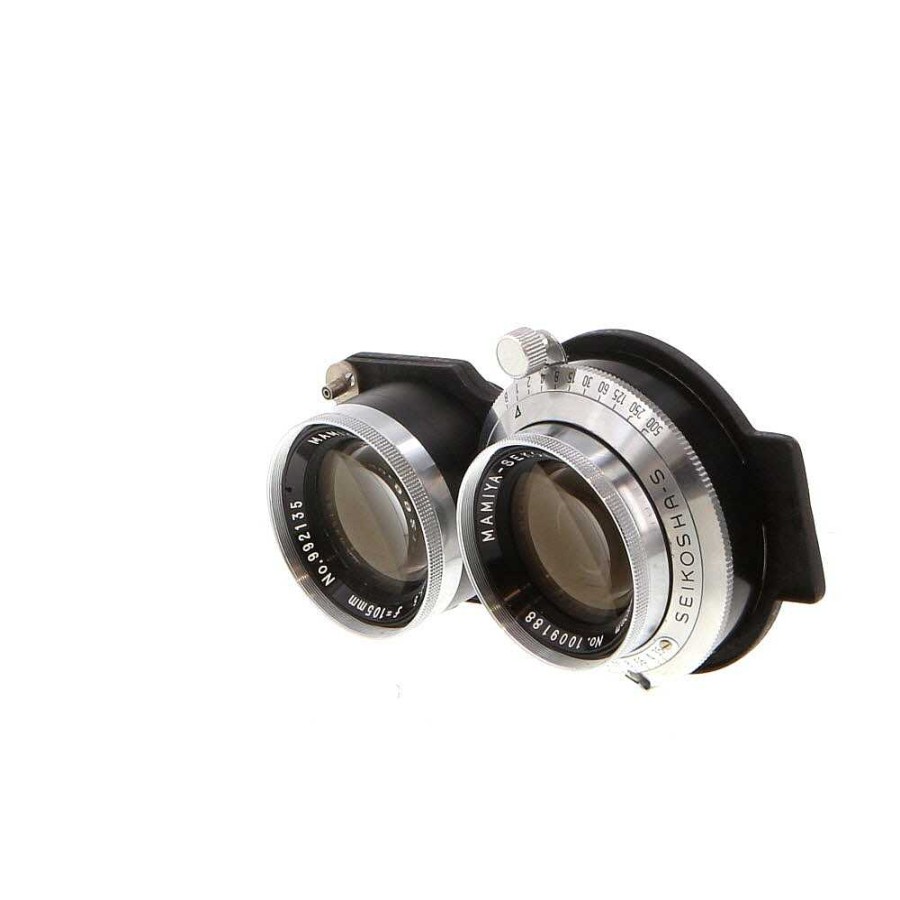 Mamiya Medium Format Lenses | Mamiya-Sekor 105Mm F/3.5 Seikosha-S Lens For Tlr, Chrome {40.5}