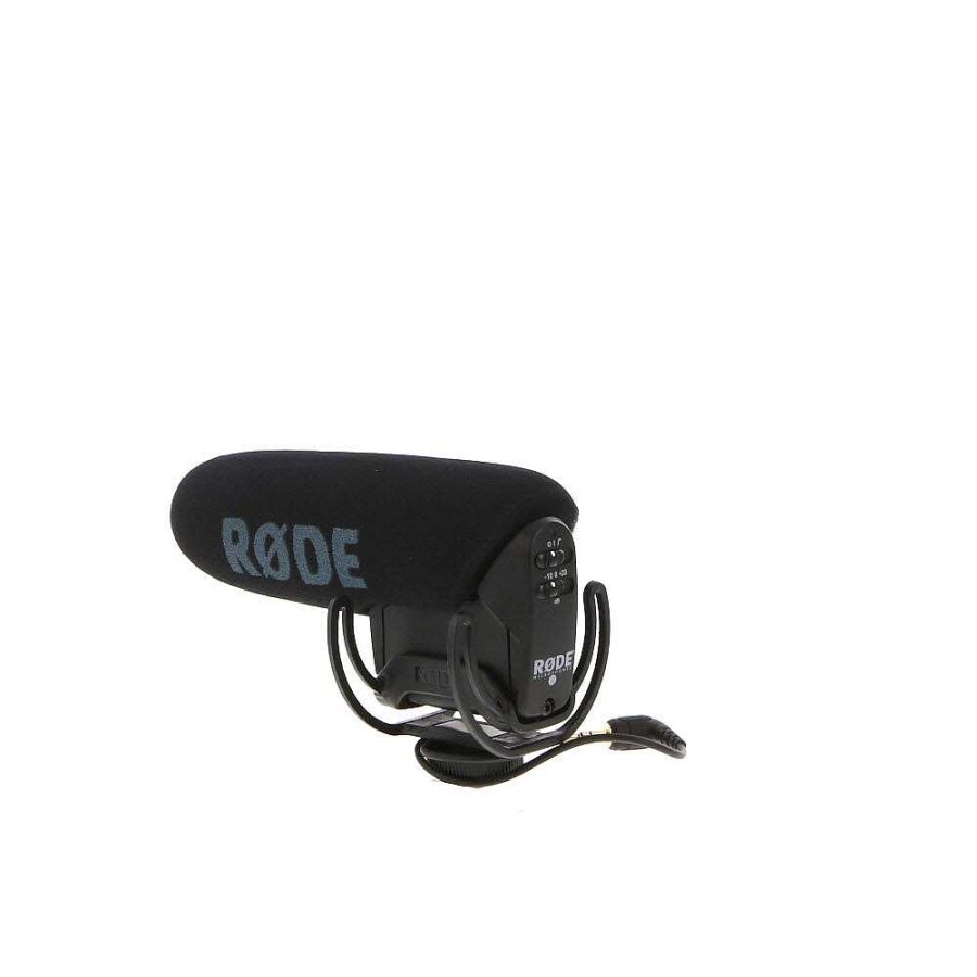 Rode Movie & Video Accessories | Rode Videomic Pro Compact On-Camera Microphone With Rycote Lyre Shock Mount (Videomic Pro-R)